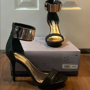 Jennifer Lopez black high heels